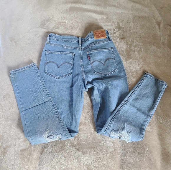 721 Levi's high rise skinny jeans - Picture 4 of 6